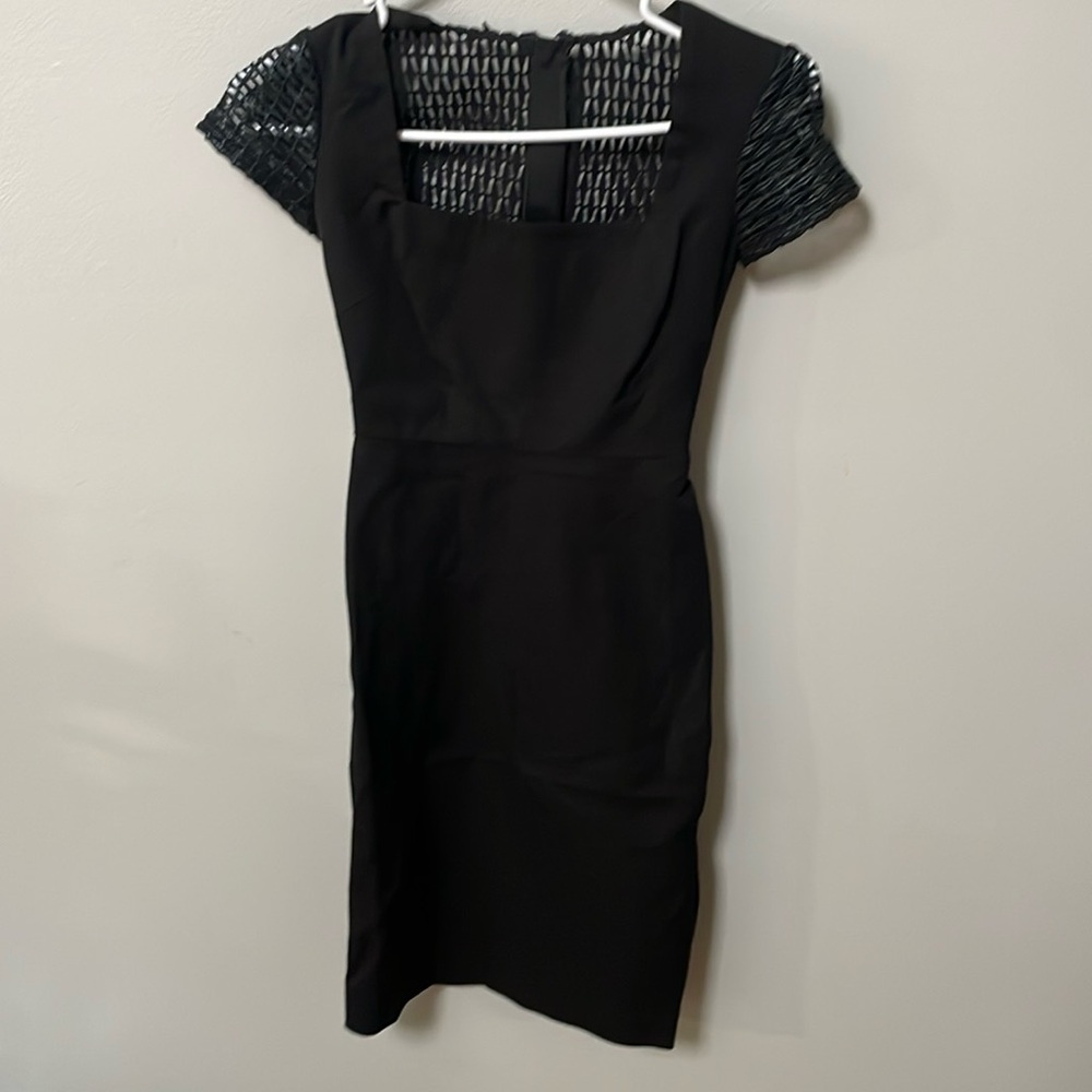 Banana Republic petite 00 black mini dress